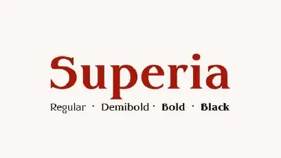 Superia Serif font