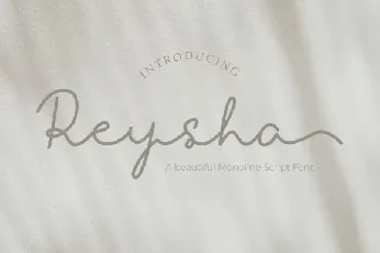 Reysha Script font