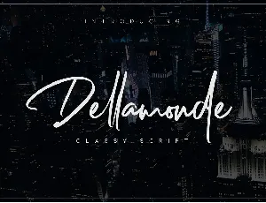 Dellamonde Script font