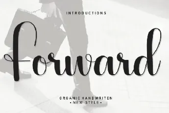 Forward Script font