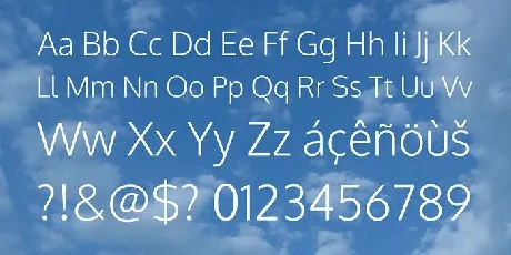 Oxygen Family font