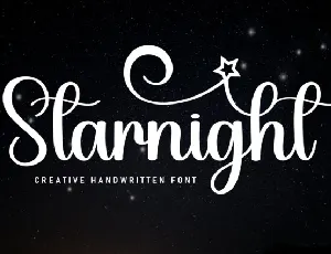 Starnight Script font