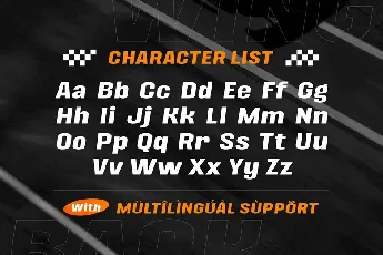 Wingback font