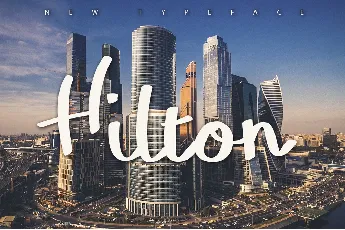 Hilton Typeface Free font