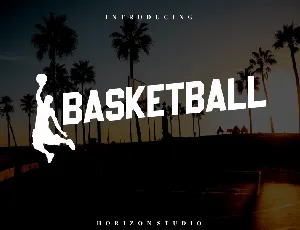 Basketball font