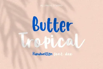 Butter Tropical Script Demo Ver font