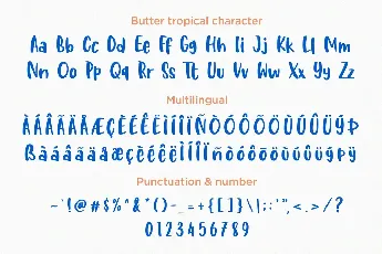 Butter Tropical Script Demo Ver font