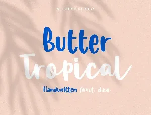 Butter Tropical Script Demo Ver font