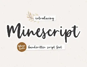 Minescript font