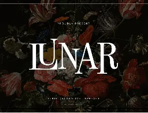 Lunar font