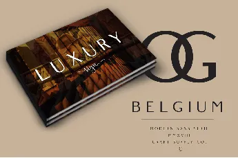 Belgium font