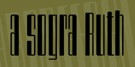 a sogra Ruth font