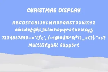 Christmas Display Demo font