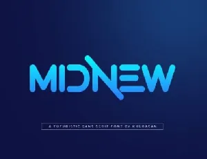 Midnew font