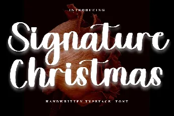 Signature Christmas font