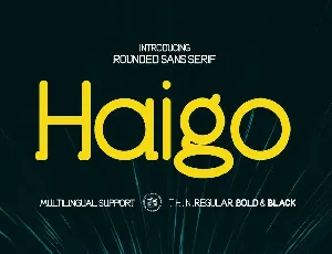 Haigo font