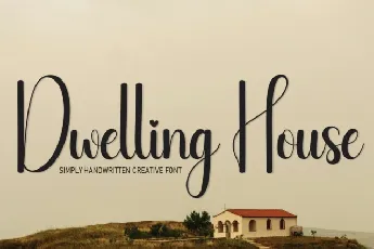 Dwelling House Script font