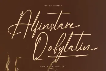 Alfinstare Qobylatin font