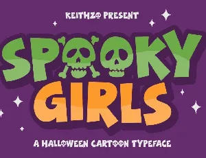 Spooky Girls font