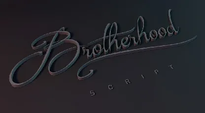 Brotherhood Script Free font