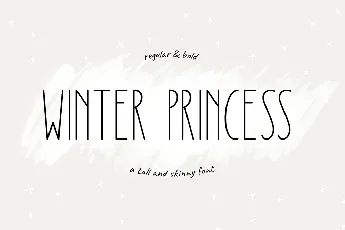 Winter Princess font