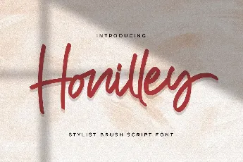 Honilley font