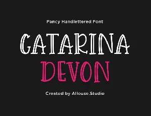 Catarina Devon Demo Version font