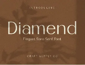 Diamend font