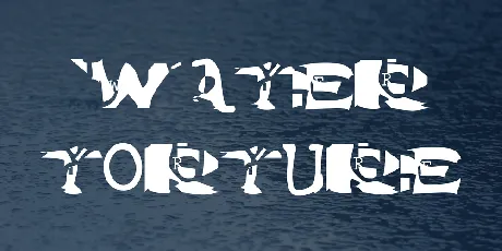 Water Torture font