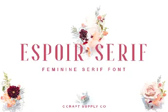 Espoir Serif font