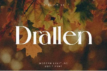 Drallen font