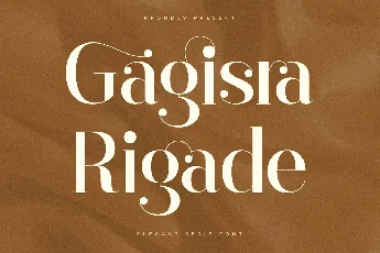 Gagisra Rigade font