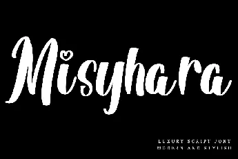 Misyhara font