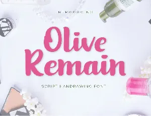 Olive Remain font