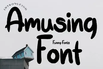 Amusing Display font