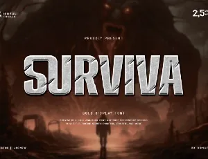 Surviva font