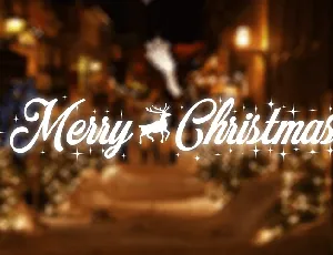 Merry Christmas font