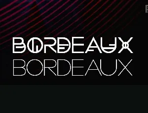 Bordeaux font