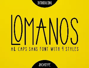 Lomanos font