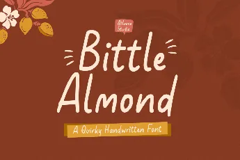 Bittle Almond font