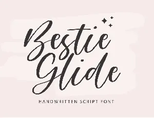 Bestie Glide font