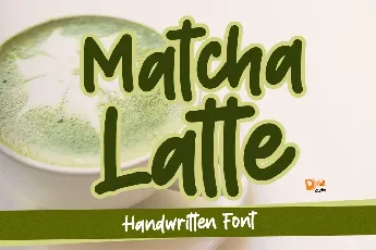 Matcha Latte font