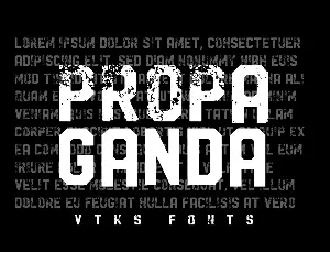 Vtks Propaganda font