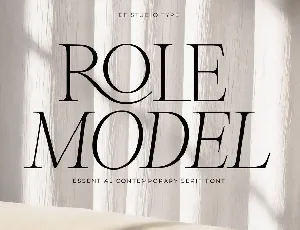 Role Model - Personal Use font