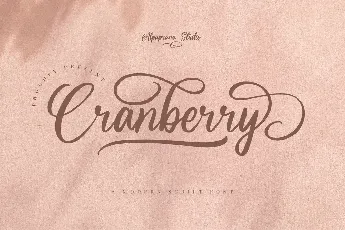 Cranberry font