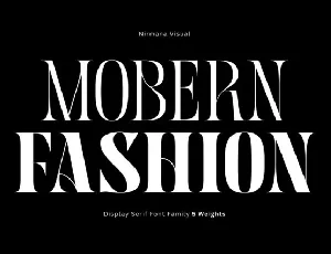 Mobern Fashion Family font