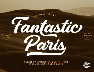 Fantastic Paris font