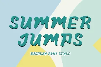 Summer Jumps Display font