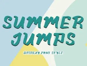 Summer Jumps Display font