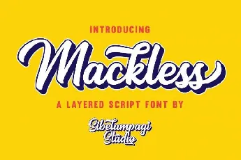 Mackless Script Free font